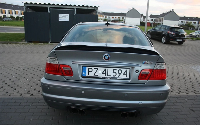 BMW M3 cena 105999 przebieg: 212000, rok produkcji 2003 z Swarzędz małe 407